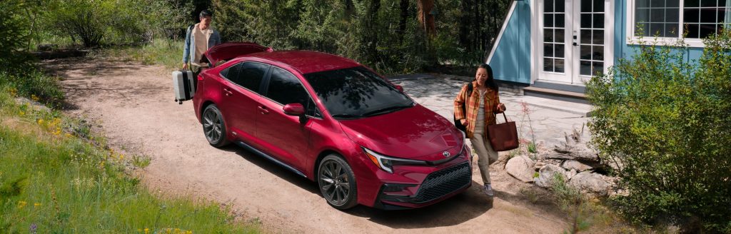Exterior of a 2026 Toyota Corolla